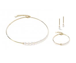 COEUR DE LION Dárkový set náhrdelník, náramek a náušnice 1102/50-1416