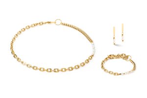COEUR DE LION Dárkový set náhrdelnik s náramkem a náušnicemi 001120/50-1416
